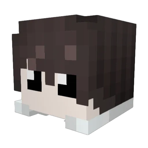 ikun598 Minecraft avatar head, 3D render