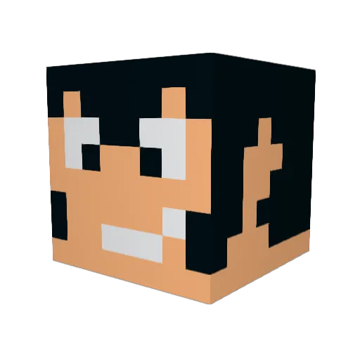 ikw1989 Minecraft avatar head, 3D render