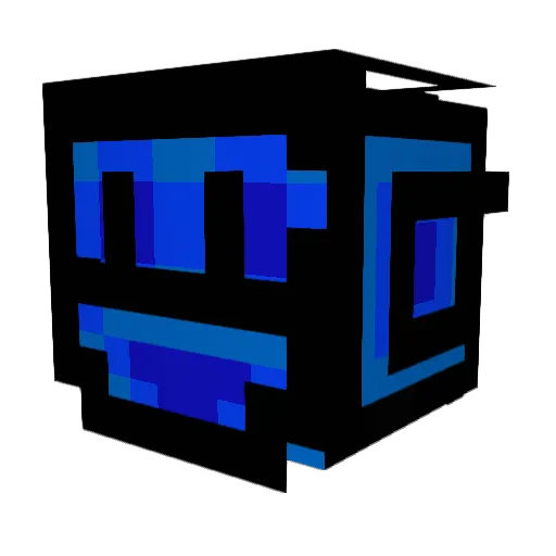 iky200422 Minecraft avatar head, 3D render