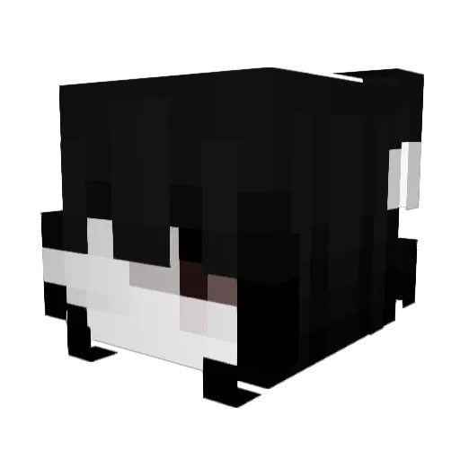 il1t Minecraft avatar head, 3D render