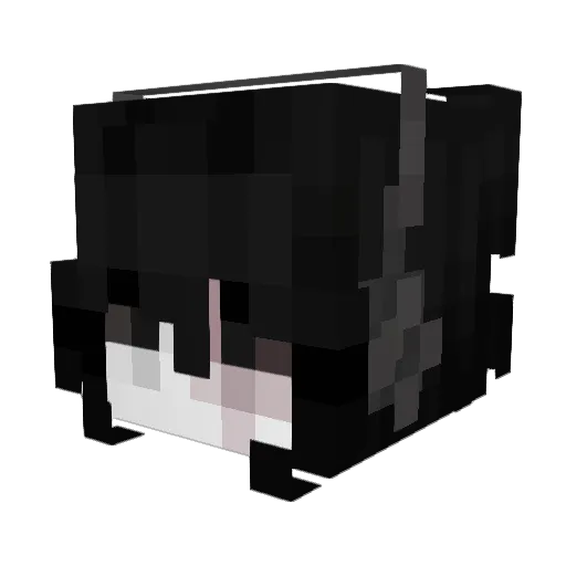 il6y Minecraft avatar head, 3D render