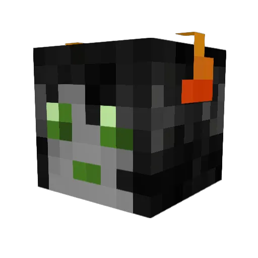 ilLYminate Minecraft avatar head, 3D render