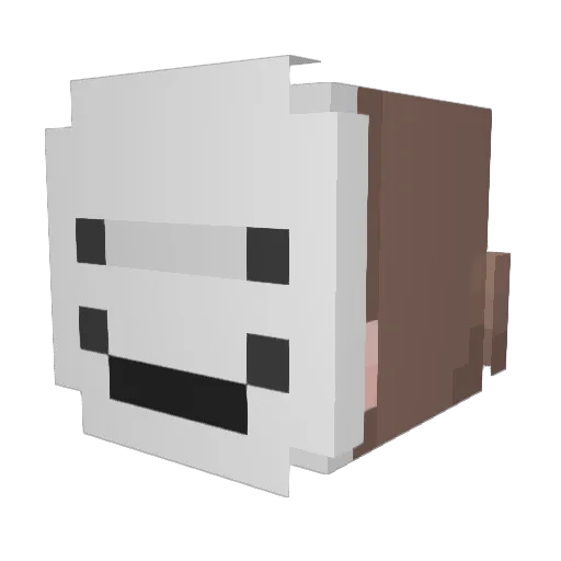 ilMattio78 Minecraft avatar head, 3D render