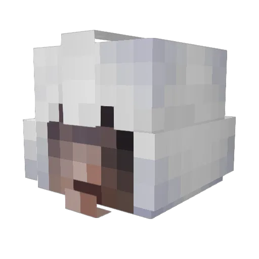 ilR1CKY04 Minecraft avatar head, 3D render
