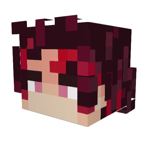 ilTeo95 Minecraft avatar head, 3D render