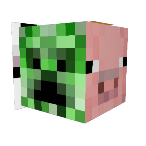 il_Nothing Minecraft avatar head, 3D render
