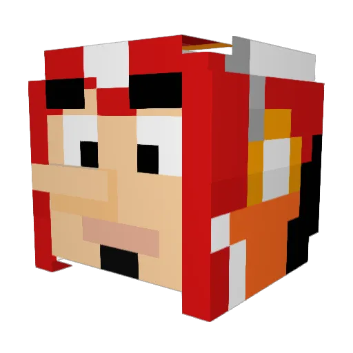 il_cecca143 Minecraft avatar head, 3D render