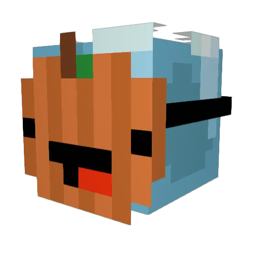 il_chrii Minecraft avatar head, 3D render