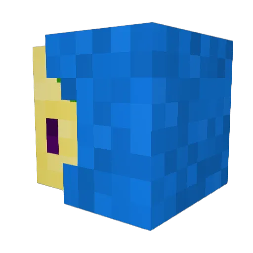 il_yer Minecraft avatar head, 3D render