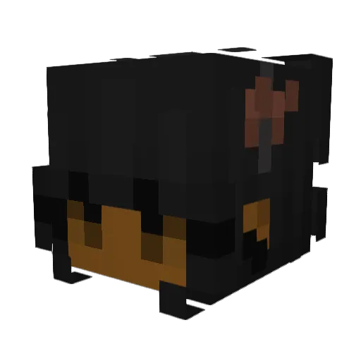 ilafr Minecraft avatar head, 3D render