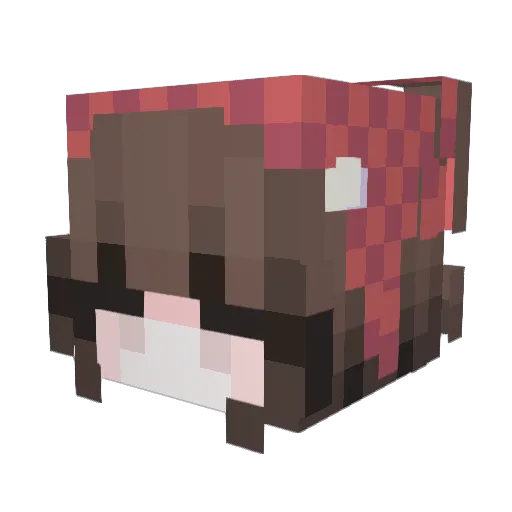 ilagreene Minecraft avatar head, 3D render