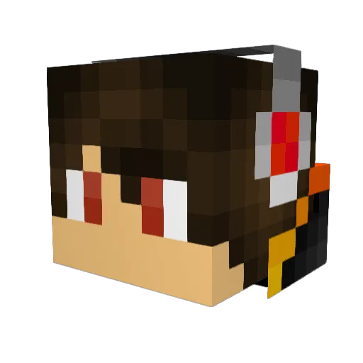 ilanplayzyt Minecraft avatar head, 3D render