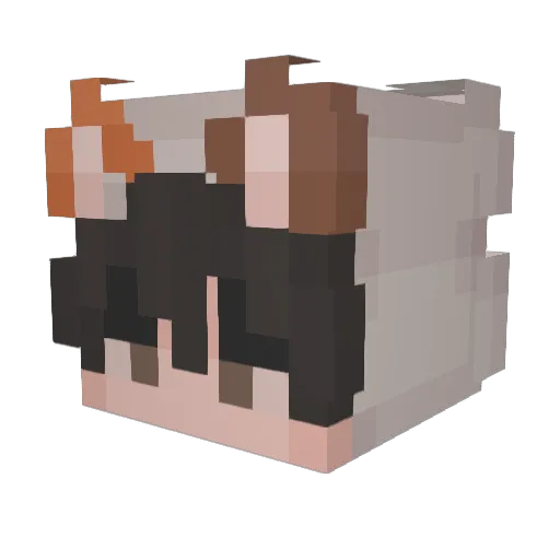 ilay1504 Minecraft avatar head, 3D render