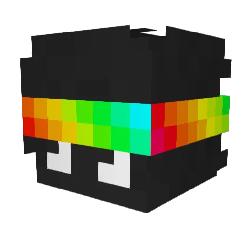 ilay909 Minecraft avatar head, 3D render
