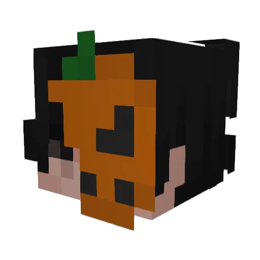 ilbrobro Minecraft avatar head, 3D render