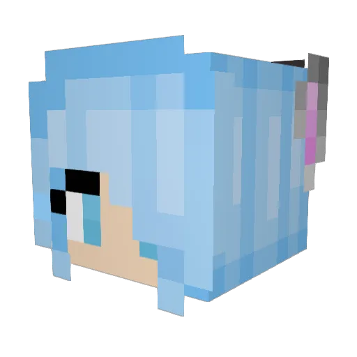 ildar89 Minecraft avatar head, 3D render