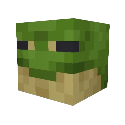 ilhan030 Minecraft avatar head, 3D render
