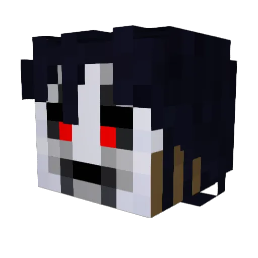 iliatopuriaa Minecraft avatar head, 3D render