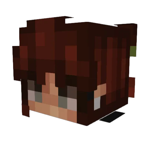 ilikeeatingsoap Minecraft avatar head, 3D render
