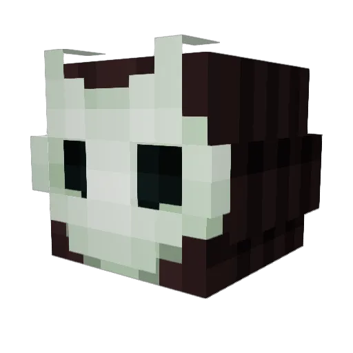 ilikegecko Minecraft avatar head, 3D render