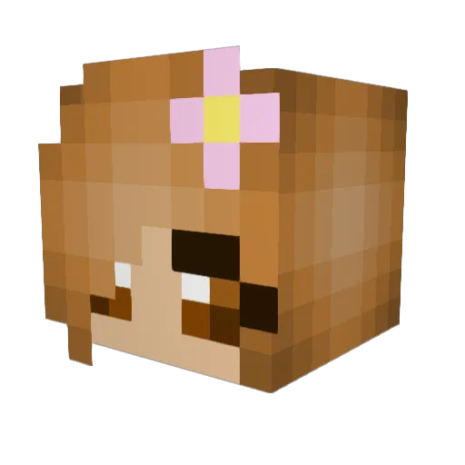 ilikegiraffes02 Minecraft avatar head, 3D render