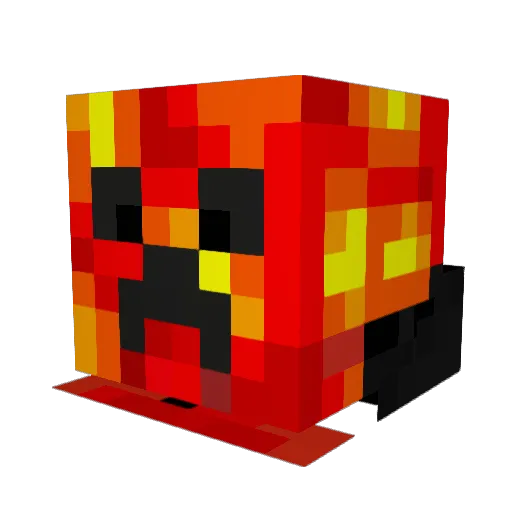 ilikepiebruh Minecraft avatar head, 3D render