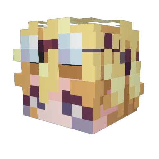 ilikepizza91 Minecraft avatar head, 3D render