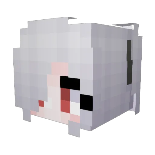 ilikepopcorn87 Minecraft avatar head, 3D render