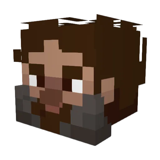 ilikesleepingg Minecraft avatar head, 3D render