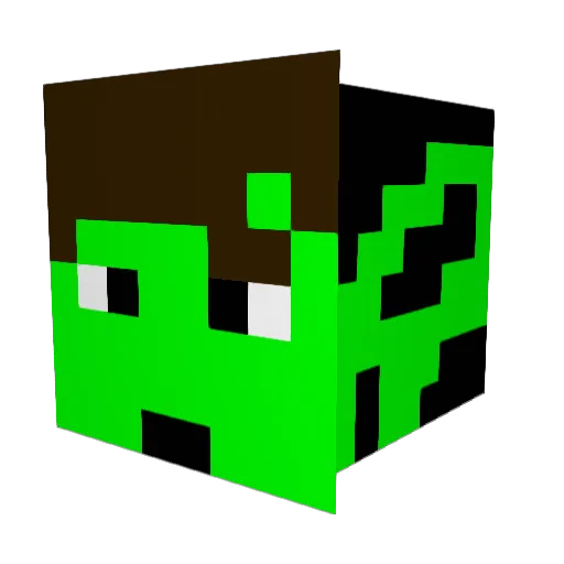 iliketacos14 Minecraft avatar head, 3D render