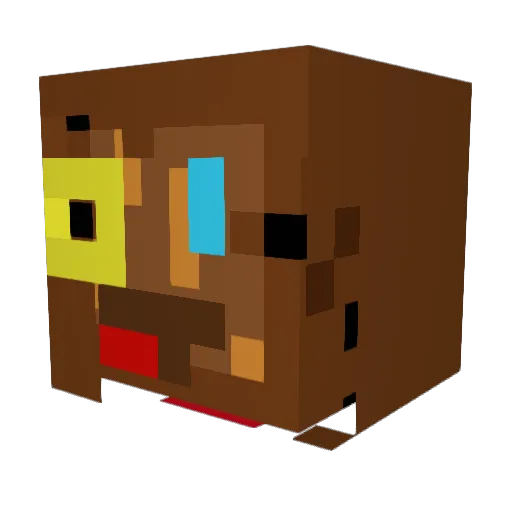 iliketoast62 Minecraft avatar head, 3D render