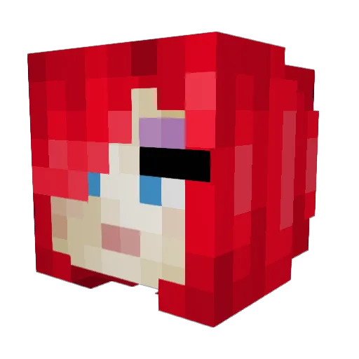 ilikewaffles888 Minecraft avatar head, 3D render