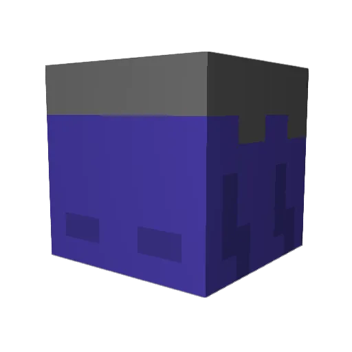 ilikeyourbutt Minecraft avatar head, 3D render