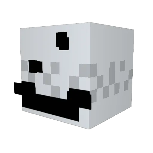 ilimbsss Minecraft avatar head, 3D render
