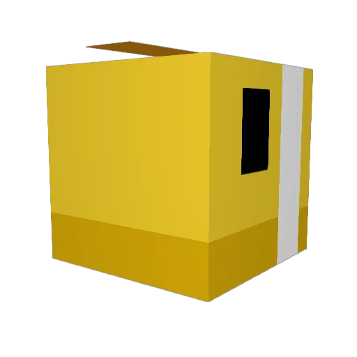 ilindberg Minecraft avatar head, 3D render