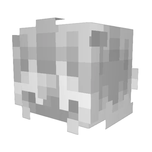 ilishq Minecraft avatar head, 3D render