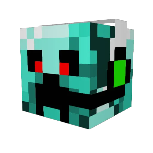 ilkepie64 Minecraft avatar head, 3D render