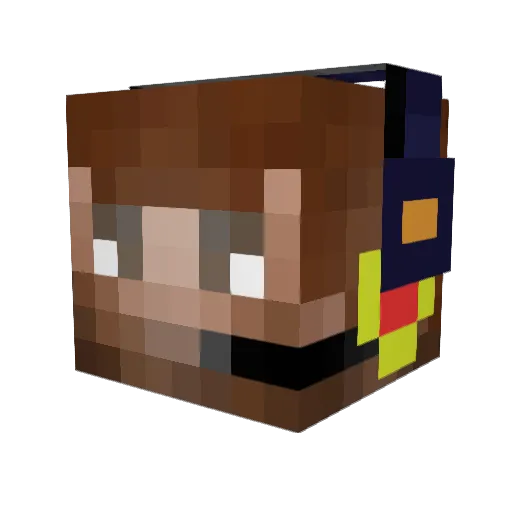 ill_Nutz_lli Minecraft avatar head, 3D render