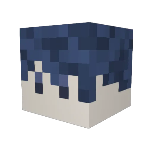 illbevoodoo Minecraft avatar head, 3D render