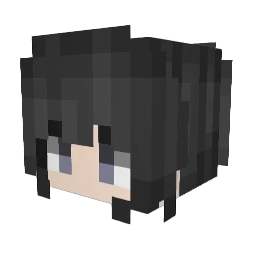 illdielonely Minecraft avatar head, 3D render