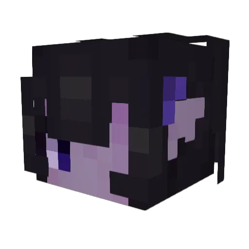 illdivined Minecraft avatar head, 3D render