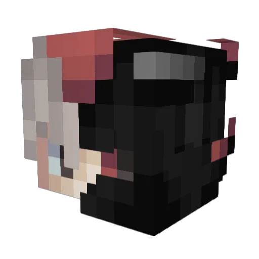 illeNeks Minecraft avatar head, 3D render