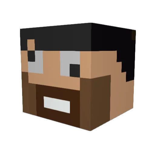 illeagles Minecraft avatar head, 3D render
