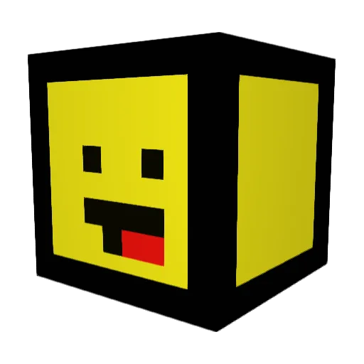 illegdle7 Minecraft avatar head, 3D render