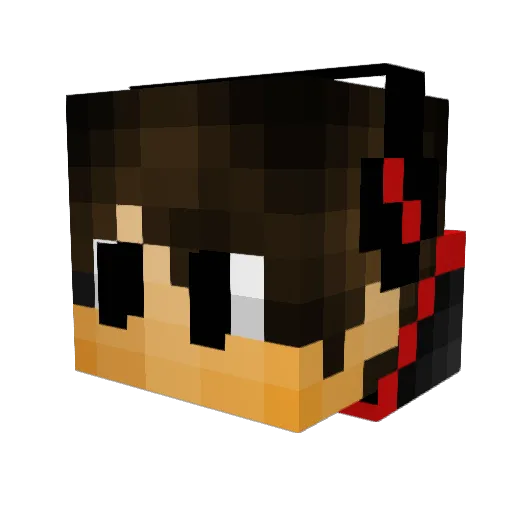 iller2 Minecraft avatar head, 3D render