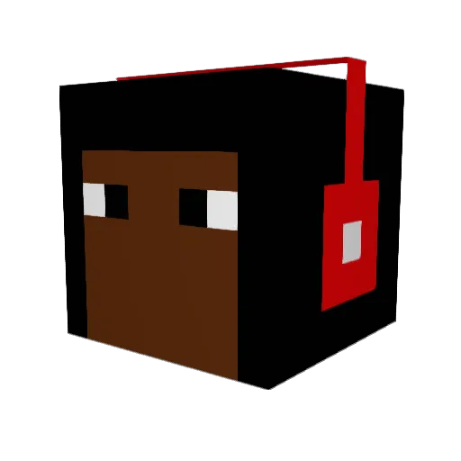 illestkid1 Minecraft avatar head, 3D render
