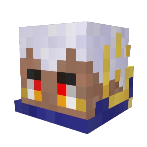 illium0405 Minecraft avatar head, 3D render