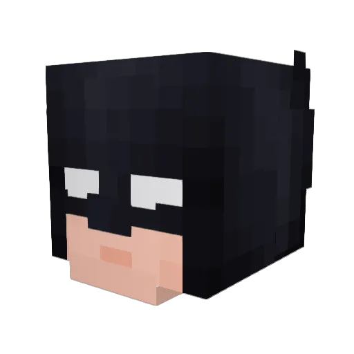 illmaticbatman Minecraft avatar head, 3D render