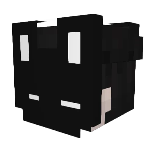 illucinatingV1 Minecraft avatar head, 3D render