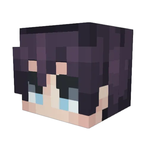illumezors Minecraft avatar head, 3D render